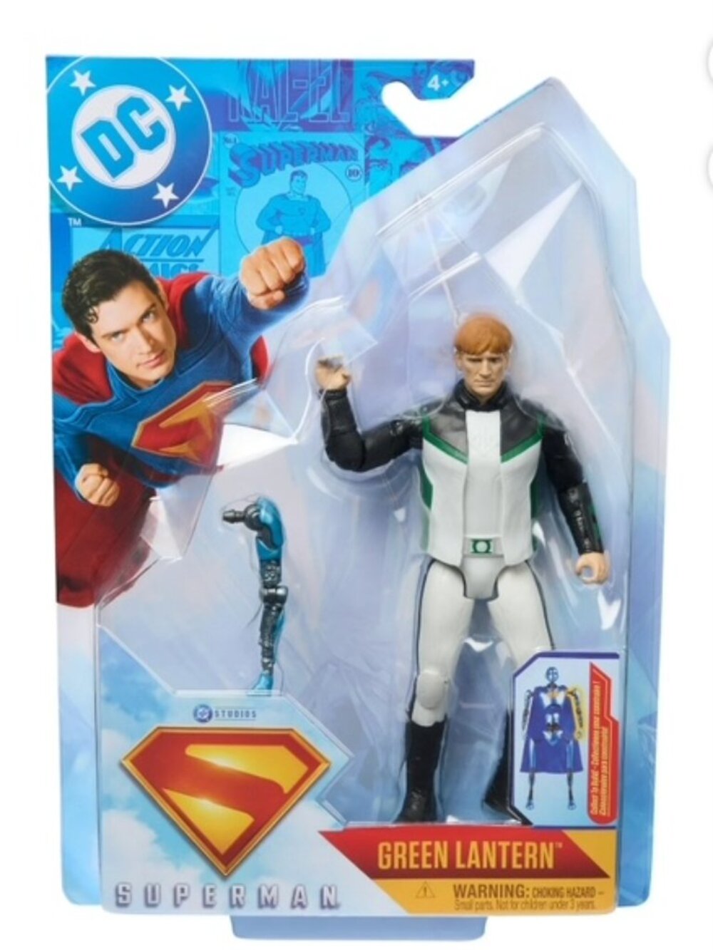 DC Comic SUPERMAN, GREEN LANTERN 6 inches Action Figure